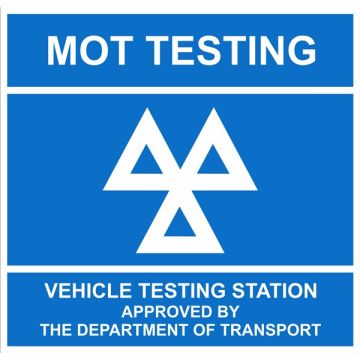 Castle SS036F Mot Sign 3mm Foamex 625mmx600mm