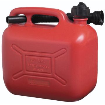 Cosmos 03106 5L Red Plastic Fuel Can