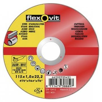 Flexovit 66252920421 Ultra Thin Disc 115mm