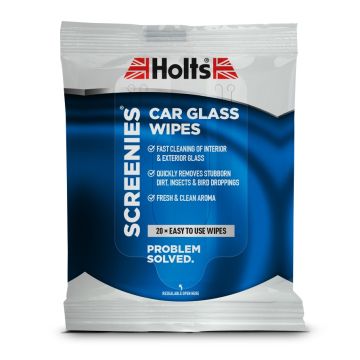 Holts HWPS0001A Screenies Glass Wipes Pouch X20