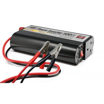 Maypole MP56050 Power Inverter With Usb 12v/230v 500w