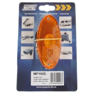 Maypole MP1655 12/24v Amber Led Side Marker Lamp