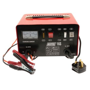 Maypole 716 Battery Charger Metal 12a 12/24v
