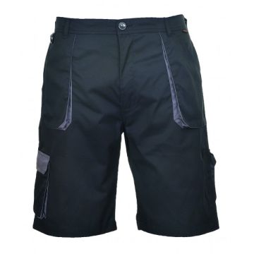 Portwest TX14BKRL 813 Black Texo Contrast Shorts Lrg