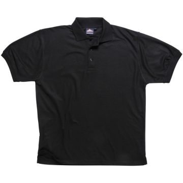 Portwest B210BKRXL 895 Black Naples Polo Shirt Xl
