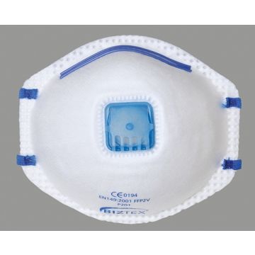 Portwest P201WHR Pk10 Fpp2 Valved Respirator 10pk