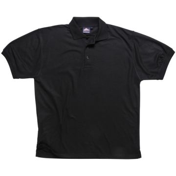 Portwest B210BKRL 888 Black Naples Polo Shirt Large