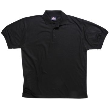 Portwest B210BKRXXXL 918 Black Naples Polo Shirt Xxxl