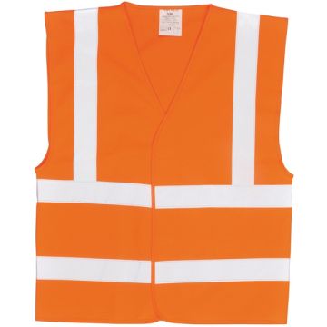 Portwest C470ORRS/M 647 Orange High Vis Vest S/m