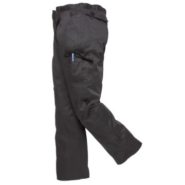 Portwest C701BKR32 043 Blk Combat Trouser Reg Leg W32