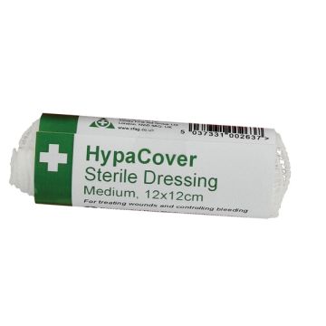 Safety First Aid D7631PK6 Medium Dressing Pack Of 6 12x12cm