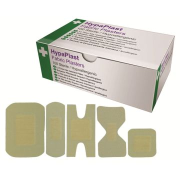 Safety First Aid D8010 Assorted Fabric Plasters X 100