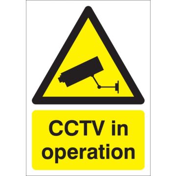 Signs & Labels FGN00750R 297 X 210mm Cctv In Operation