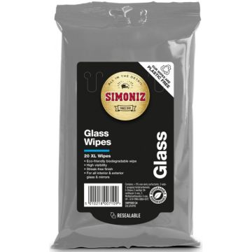 Simoniz SWPS0013A Glass Wipes 20x Xl