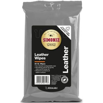 Simoniz SWPS0015A Leather Wipes 20