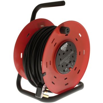 Status S50M13ACRX1 803 50m Mtl. Frame 4 Skt Cable Reel