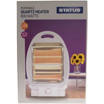 Status QH-800W1PKB 318 800w Portable Quartz Heater