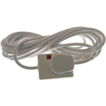 Status 1WS5MCP10 120 5m 1 Way White Extension Socket