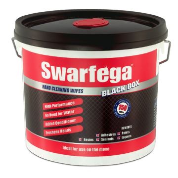 Swarfega SBB150W Black Box Heavy Duty Hand Wipes X150