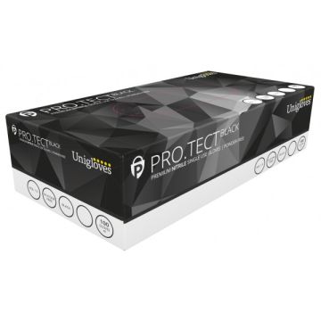Unicare GA0043 Commercial Pf Nitrile Black M X100