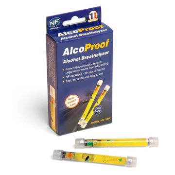 Travel Spot 92893 (Pk2)Breathalyser Single Use Pkt 2