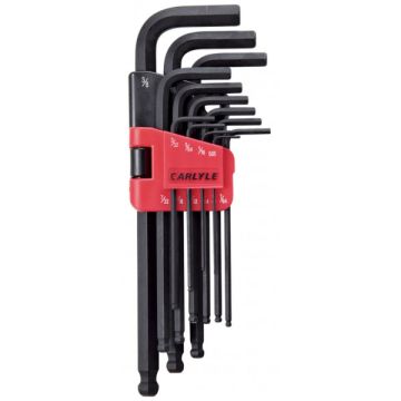 Carlyle 13 Pc Long Magnetic Ball Hex Key Set HKLMS13