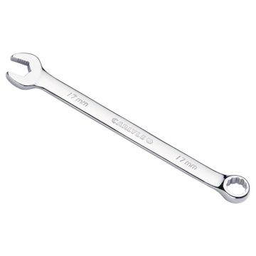 Carlyle 17mm 12 Pt. Full Polish Long Combo Wrench CWLNS117M