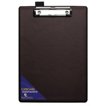 Lyreco 713069 Black Pvc Coated Foolscap Clipboard