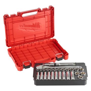 Milwaukee 4932471864 1/2dr Metric Socket Set 28pc