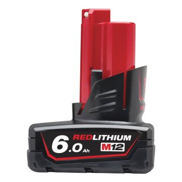 Milwaukee M12B6 M12 6.0ah Redlithiumion Battery 4932451395