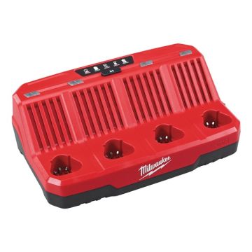 Milwaukee M12C4 M12 4 Bay Multi Charger 4932430555
