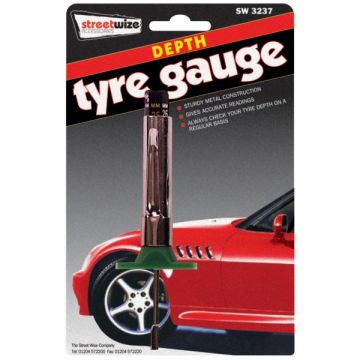 Streetwize SW3237 Tyre Depth Gauge