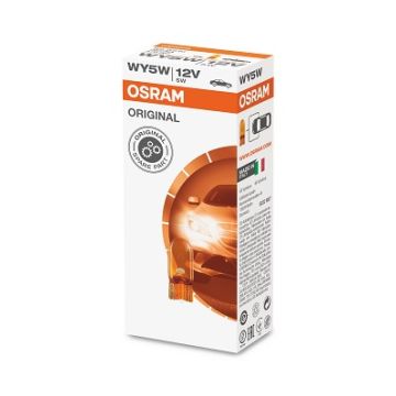 Osram 2827NA Wy5w 501a 12v 5w Amber Trade Pk