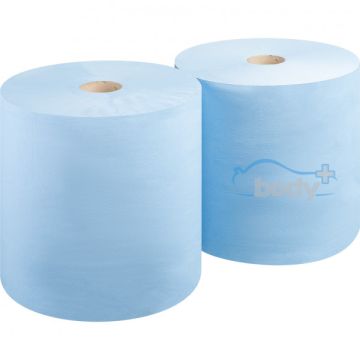 Body PLus Blue Bumper Rolls 2ply 2 X 400m X 280 Pack Of 2 BDP00180