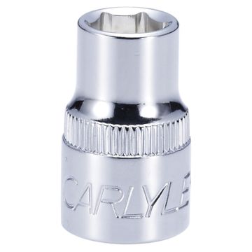 Carlyle 3/8dr 9mm 6pt Chrome Socket S38009M