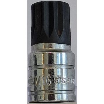 Carlyle 3/8dr M16 Multispline Bit 48mm Long STS3816M