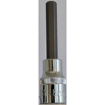 Carlyle 1/2dr 8mm Hex Bit Socket 80mm Long SH1208M