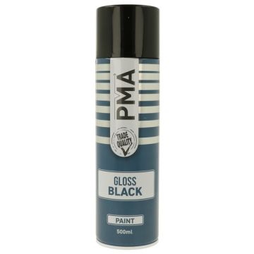 PMA PCPA1003 Gloss Black Paint 500ml