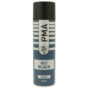PMA PCPA1001 Matt Black Paint 500ml