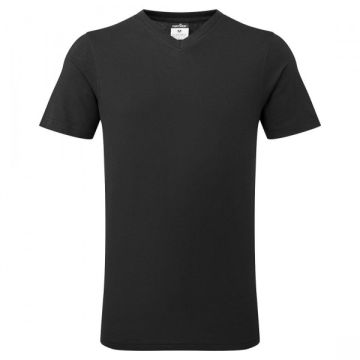 Portwest B197BKRXXL B197 - V-Neck Cotton Tshirt Blk 2xl