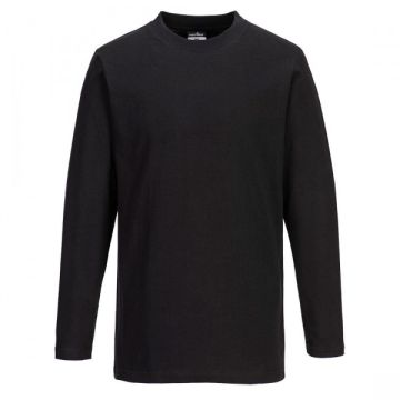 Portwest B196BKRXL B196 - Long Sleeve T-Shirt Black Xl