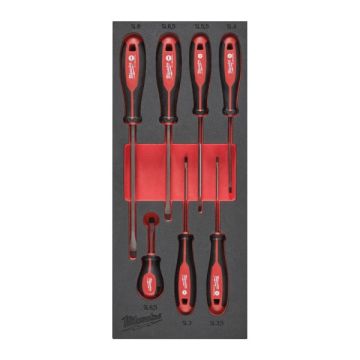 Milwaukee 4932492395 Screwdriver Sl Set Foam Insert 7pcs