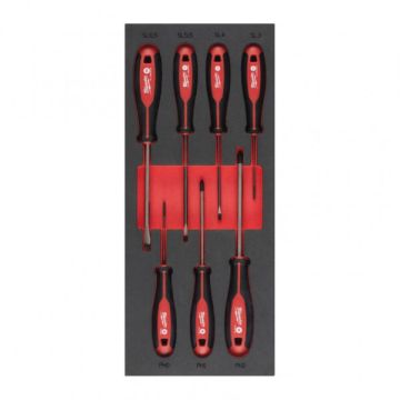 Milwaukee 4932492394 Screwdriver Set Foam Insert 7pcs