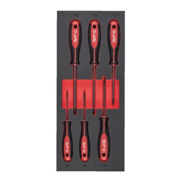 Milwaukee 4932492392 6 Pc Tri-Lobe Screwdriver Tx