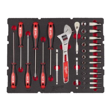 Milwaukee 4932480717 Ratchet Socket Screwdriver 35pc