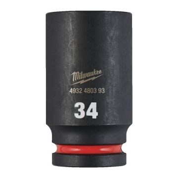 Milwaukee 4932480393 34mm 3/4 Impact Socket Deep-1pc Ne
