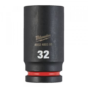 Milwaukee 4932480391 32mm 3/4 Impact Socket Deep-1pc Ne