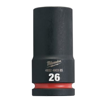 Milwaukee 4932480385 26mm 3/4 Impact Socket Deep-1pc Ne