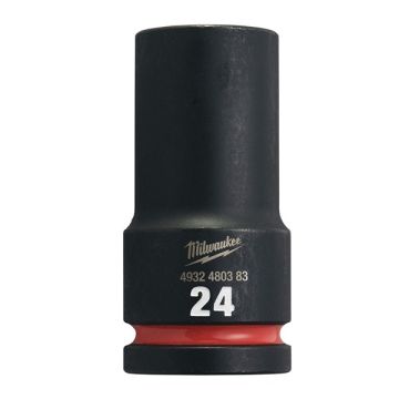 Milwaukee 4932480383 24mm 3/4 Impact Socket Deep-1pc Ne