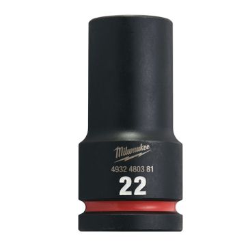 Milwaukee 4932480381 22mm 3/4 Impact Socket Deep-1pc Ne